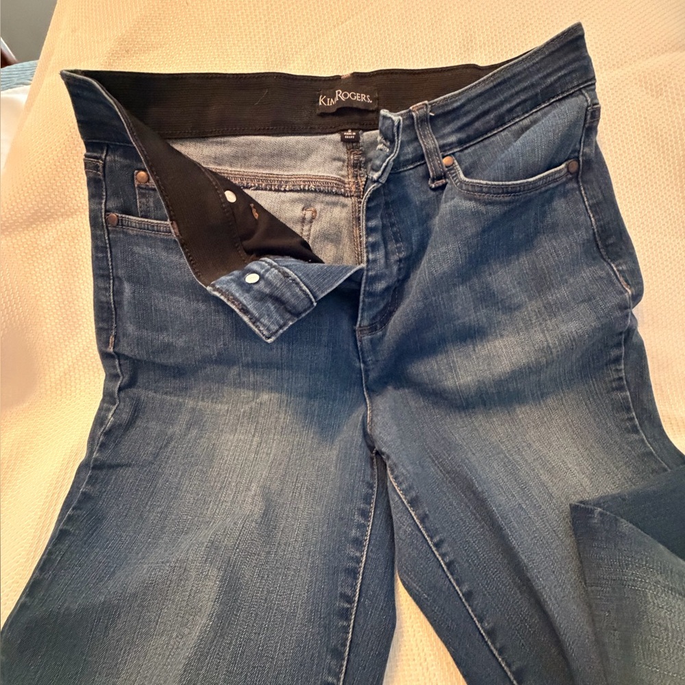 Kim Rogers Women's Dark Blue Boot Cut Jeans - Picture 3 of 4